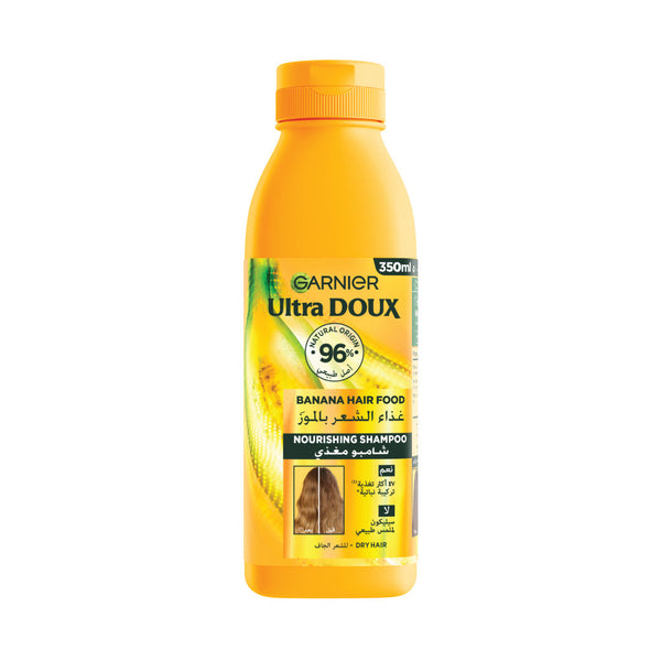 Garnier Ultra Doux Vegan Hair Food Banana And Coconut Nourishing Shampoo For Dry Hair