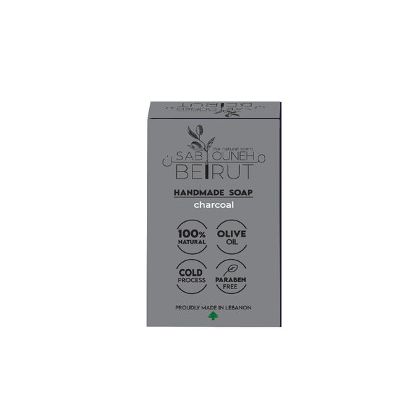 Sabouneh Mn Beirut Charcoal Organic Soap