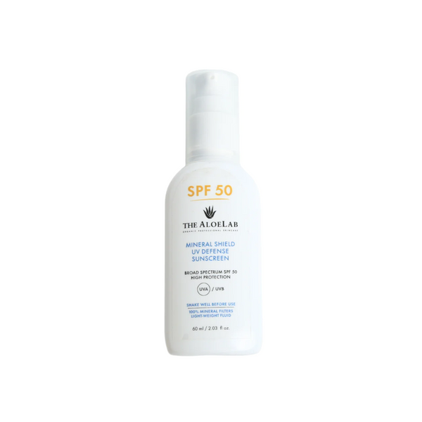 The Aloelab Mineral Shield Uv Defense Sunscreen Spf 50 60ml