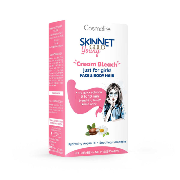 Skinnet Gold Young Cream Bleach 50+25ml (Kit)